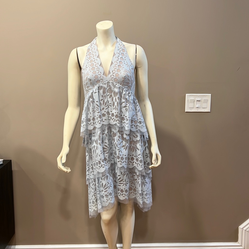 New Bcbg Maxazria Light Blue Summer Dress Xs @Bcbg Bohemian Lace Dress